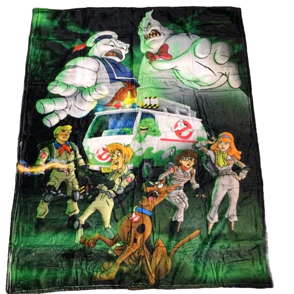 unbranded Bedding Ghostbusters Scobbydoo Blanket Throw Soft Fleece